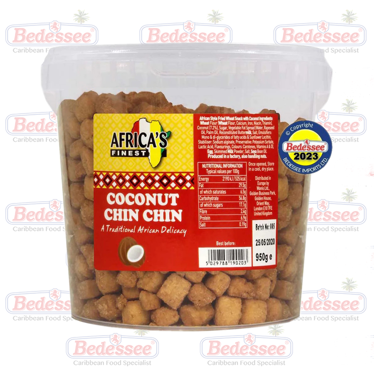 CHIN CHIN COCONUT SNACKS