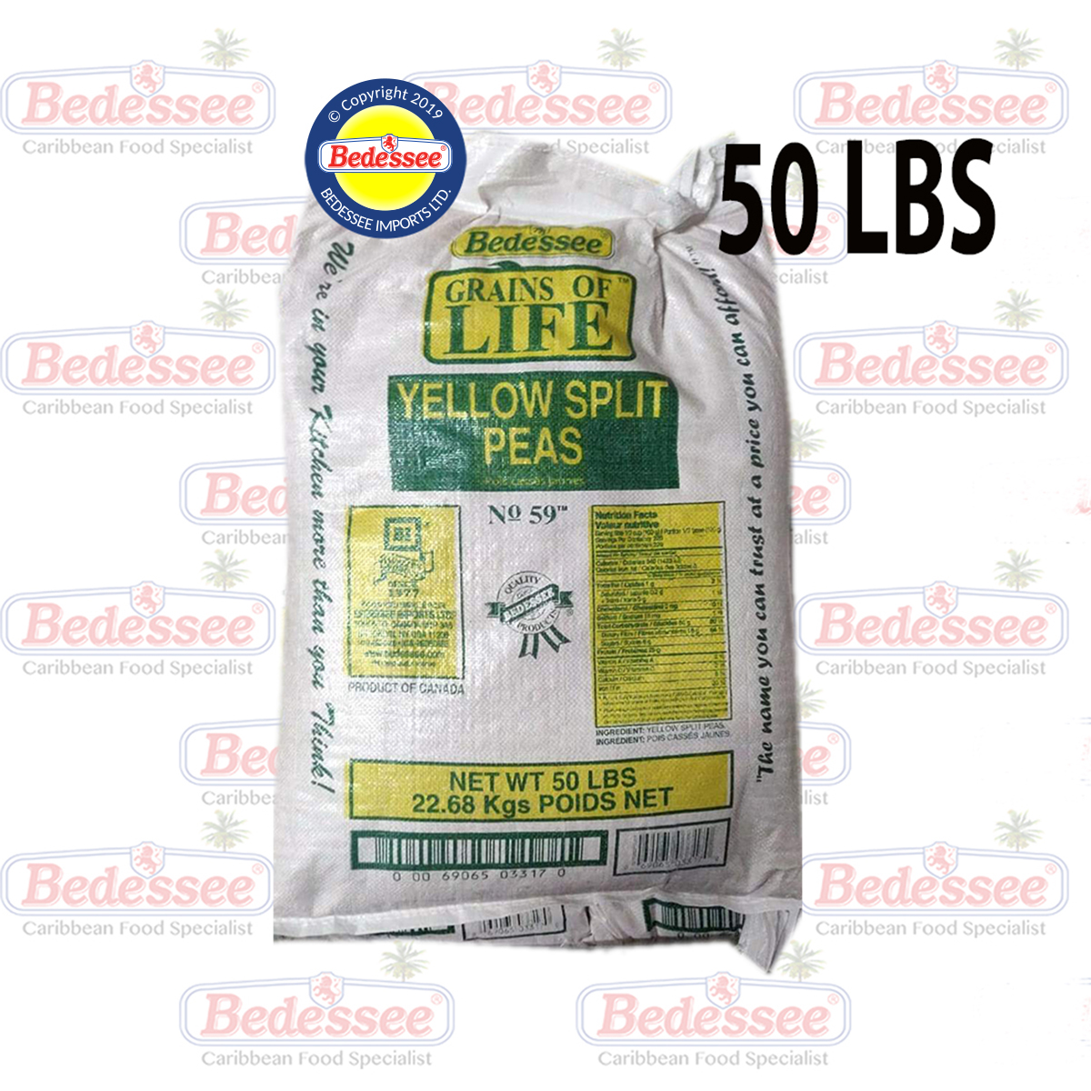 SPLIT PEAS YELLOW WHOLE