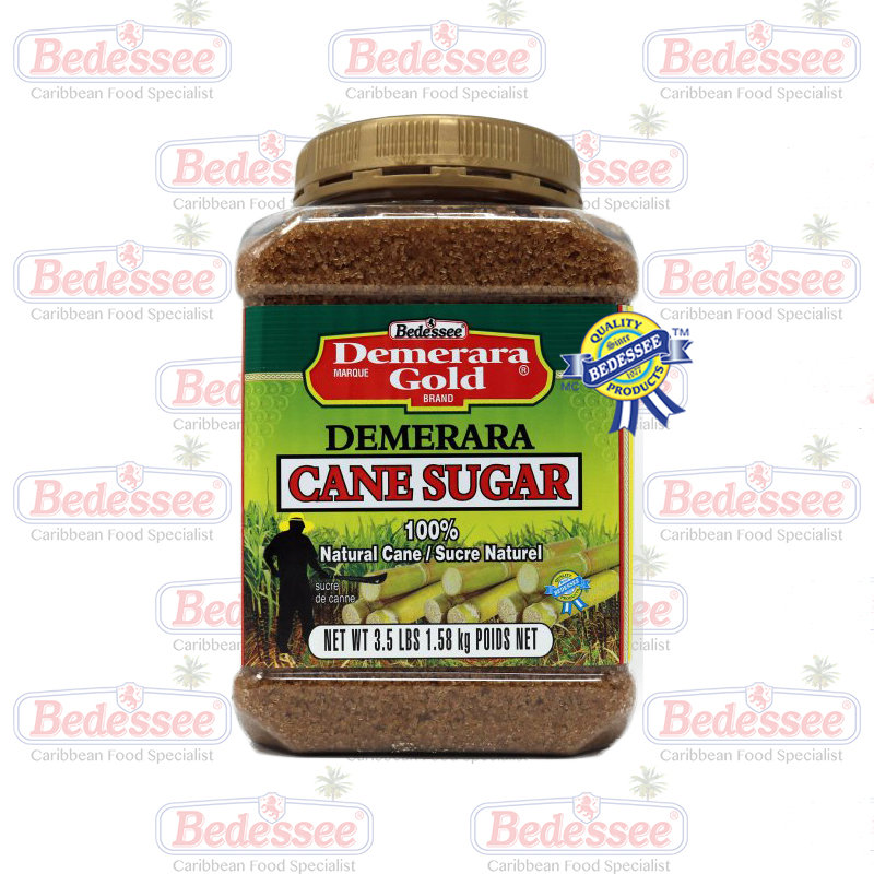 SUGAR DEMERARA JAR 3.5 LB